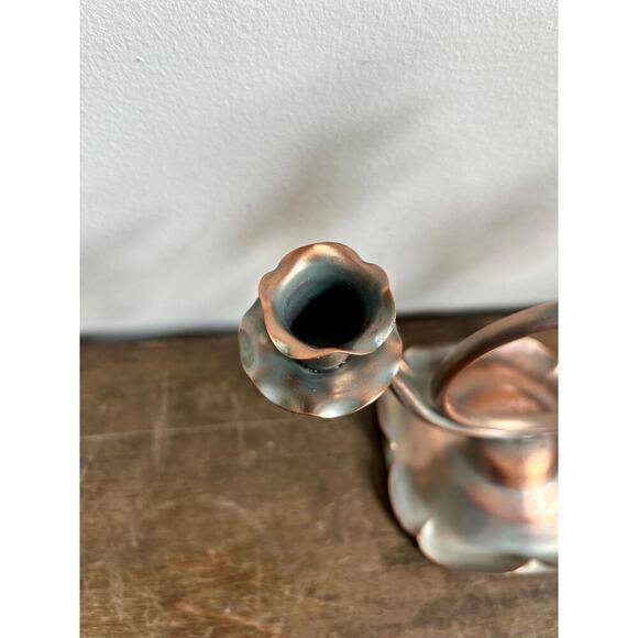 Gregorian Solid Copper Candelabra | Lovely Feminine Candelabra | Cottagecore - Picture 6 of 10